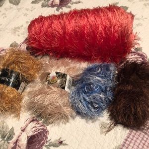 Eyelash /Fun Fur Yarn(Appx 2lb.)